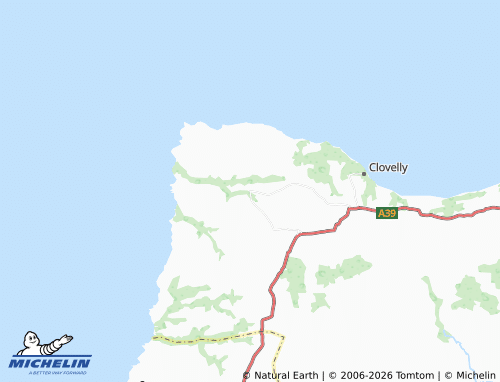 MICHELIN Hartland map - ViaMichelin