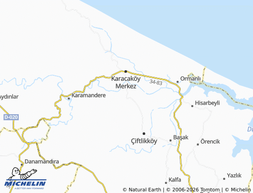 MICHELIN Belgrat map - ViaMichelin