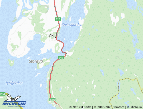 MICHELIN Grøndokka map - ViaMichelin