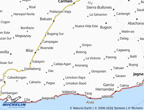 MICHELIN Canlambong map - ViaMichelin