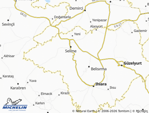 Mappa MICHELIN Yaprakhisar - ViaMichelin