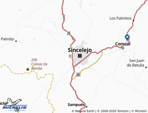 MICHELIN Camilo Torres map - ViaMichelin