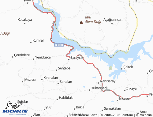 MICHELIN Karanar map - ViaMichelin