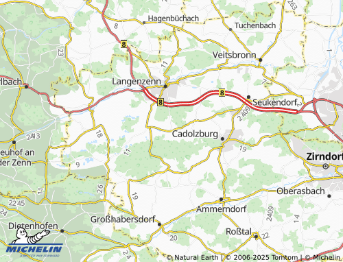 MICHELIN-Landkarte Stinzendorf - ViaMichelin