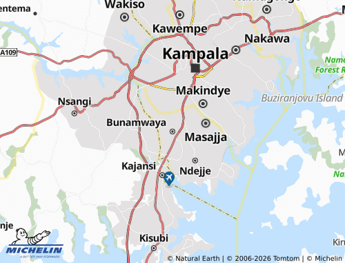 Mappa MICHELIN Bunamwaya - ViaMichelin