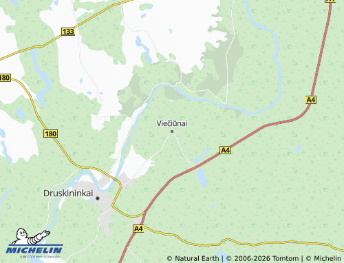 Mappa MICHELIN Viečiūnai - ViaMichelin