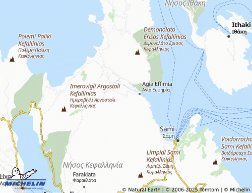 MICHELIN Drakopoulata map - ViaMichelin