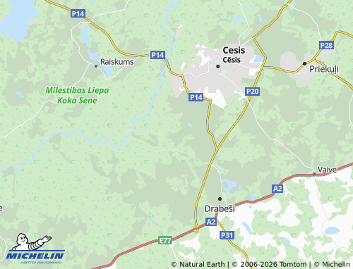 Mapa MICHELIN Līvi - ViaMichelin