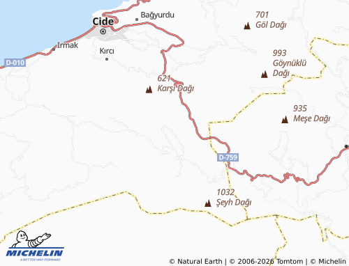 MICHELIN Çamdibi map - ViaMichelin