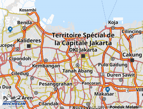 Mapa MICHELIN Tomang - ViaMichelin