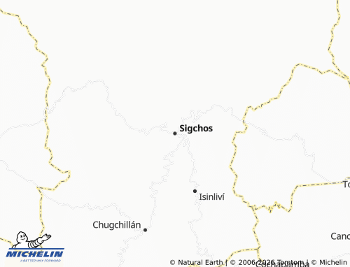 Mapa MICHELIN Sigchos - ViaMichelin