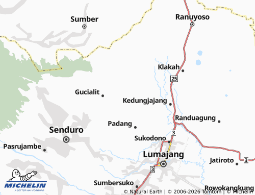 MICHELIN Dadapan map - ViaMichelin