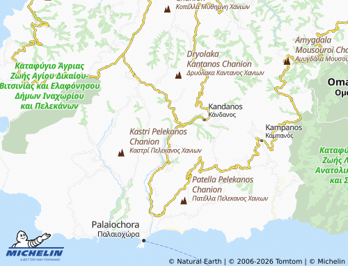 Carte MICHELIN Grigoriana Kandanou - ViaMichelin