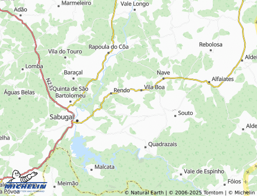 Mappa MICHELIN Pouca Farinha - ViaMichelin