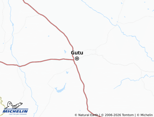 MICHELIN-Landkarte Gutu - ViaMichelin