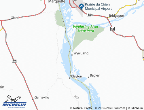 Mapa MICHELIN Wyalusing - ViaMichelin