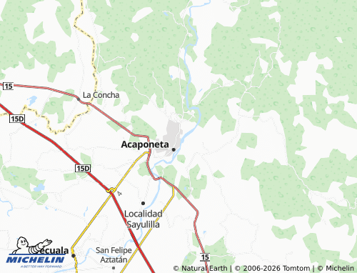 MICHELIN Las Colonias map - ViaMichelin
