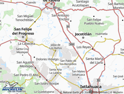 Mapa MICHELIN Ejido de La Concepción de Los Baños Primero - ViaMichelin