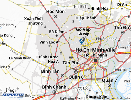 MICHELIN Sơn Kỳ map - ViaMichelin