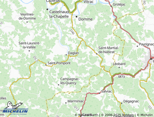 MICHELIN La Franquie map - ViaMichelin