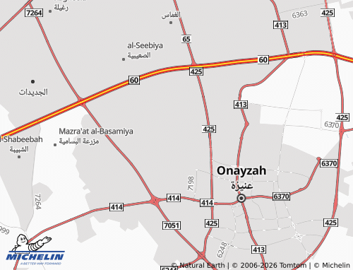 MICHELIN-Landkarte Al Absiah - ViaMichelin