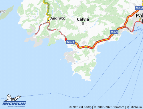 Mapa MICHELIN Santa Ponça - ViaMichelin