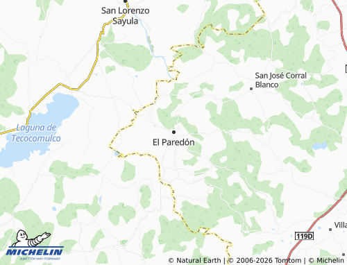Mappa MICHELIN El Paredón - ViaMichelin