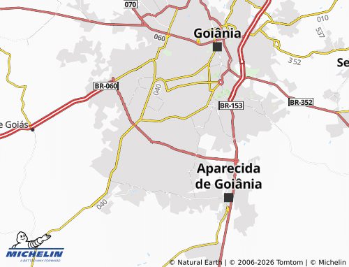 Mappa MICHELIN Conjunto Estrela do Sul - ViaMichelin