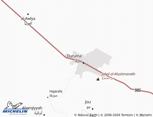 MICHELIN Al Nahdah map - ViaMichelin