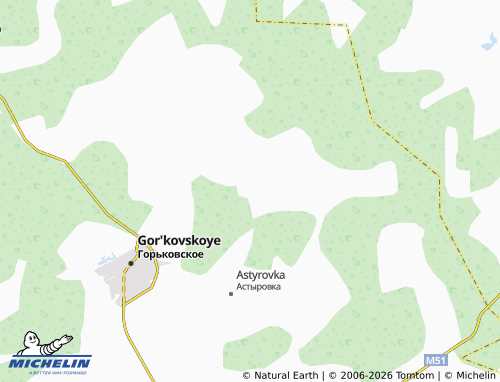 MICHELIN-Landkarte Yakovlevka - ViaMichelin