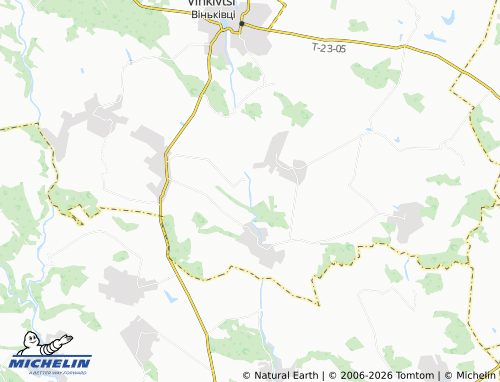 Mapa MICHELIN Bystrytsia - ViaMichelin