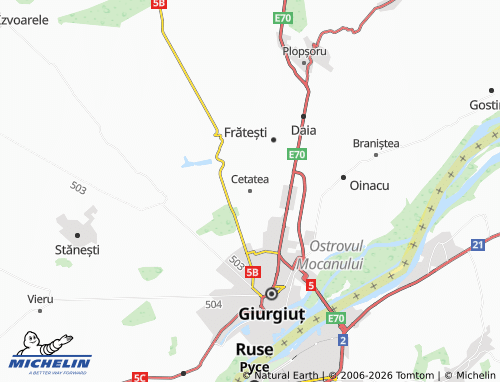 Mappa MICHELIN Cetatea - ViaMichelin