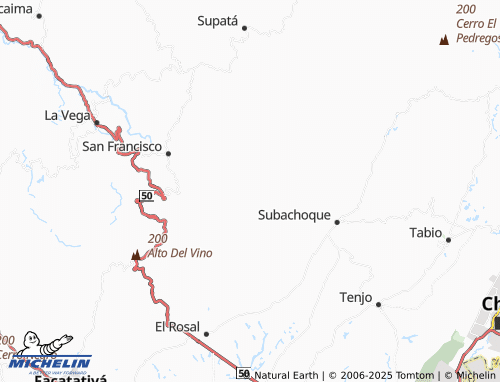 MICHELIN La Laja map - ViaMichelin
