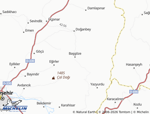 Kaart MICHELIN Başgöze - ViaMichelin