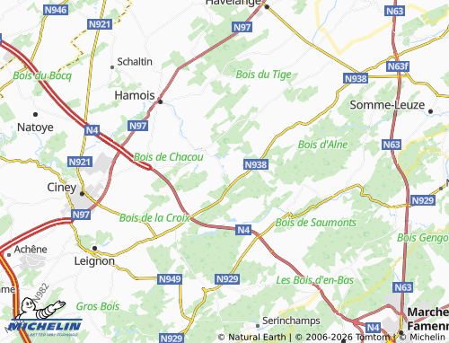 Mappa MICHELIN Scy - ViaMichelin