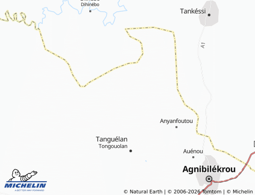 MICHELIN-Landkarte Tankouakouro - ViaMichelin