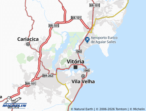 Mapa MICHELIN São Cristóvão - ViaMichelin