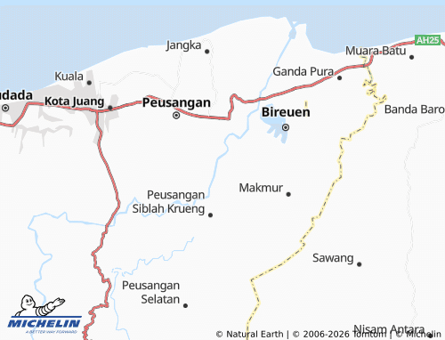 Mappa MICHELIN Blang Cirih - ViaMichelin