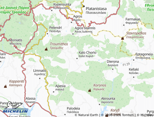 MICHELIN-Landkarte Kalo Chorio - ViaMichelin