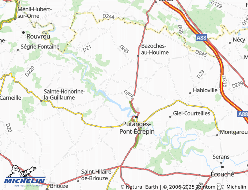 MICHELIN Les Rotours map - ViaMichelin