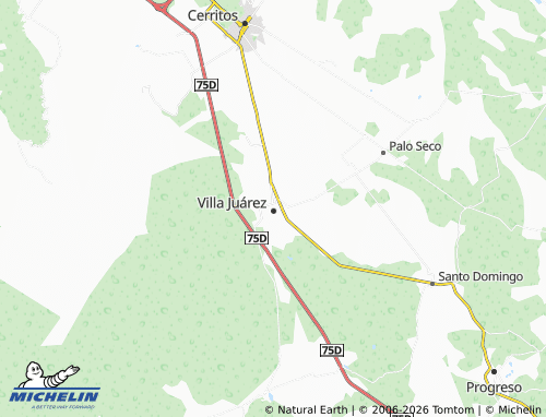 MICHELIN Zona Centro map - ViaMichelin