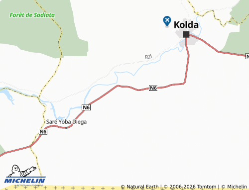 Mapa MICHELIN Tankanton Peul - ViaMichelin