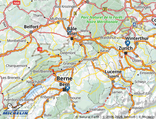 MICHELIN Thal map - ViaMichelin