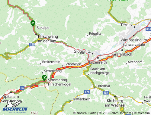 MICHELIN-Landkarte Eichberg - ViaMichelin