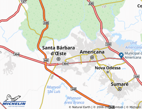 Mapa MICHELIN Cidade Nova II - ViaMichelin