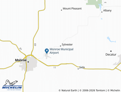 Mappa MICHELIN Sylvester - ViaMichelin