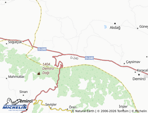 Mappa MICHELIN Hisarbey - ViaMichelin
