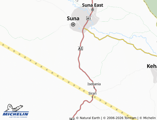 MICHELIN Suba Karia map - ViaMichelin
