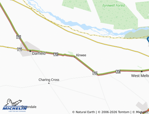 Mapa MICHELIN Kirwee - ViaMichelin
