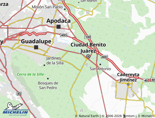 MICHELIN Paseo de Las Lomas map - ViaMichelin